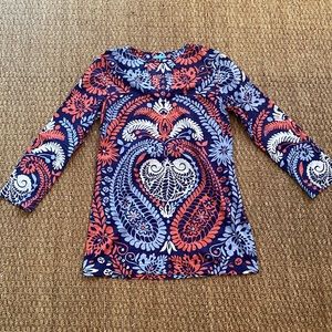J McLaughlin damask printed tunic size XS